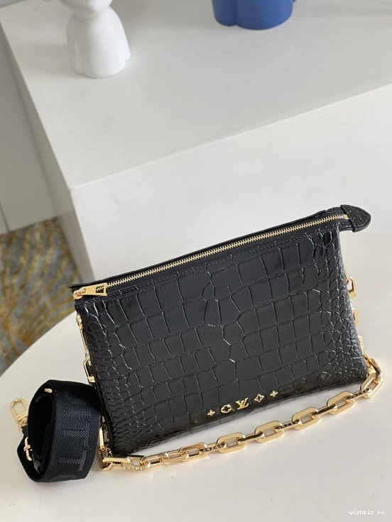 WIS LOUIS PM-26*20*12cm VUITTON COUSSIN 0123